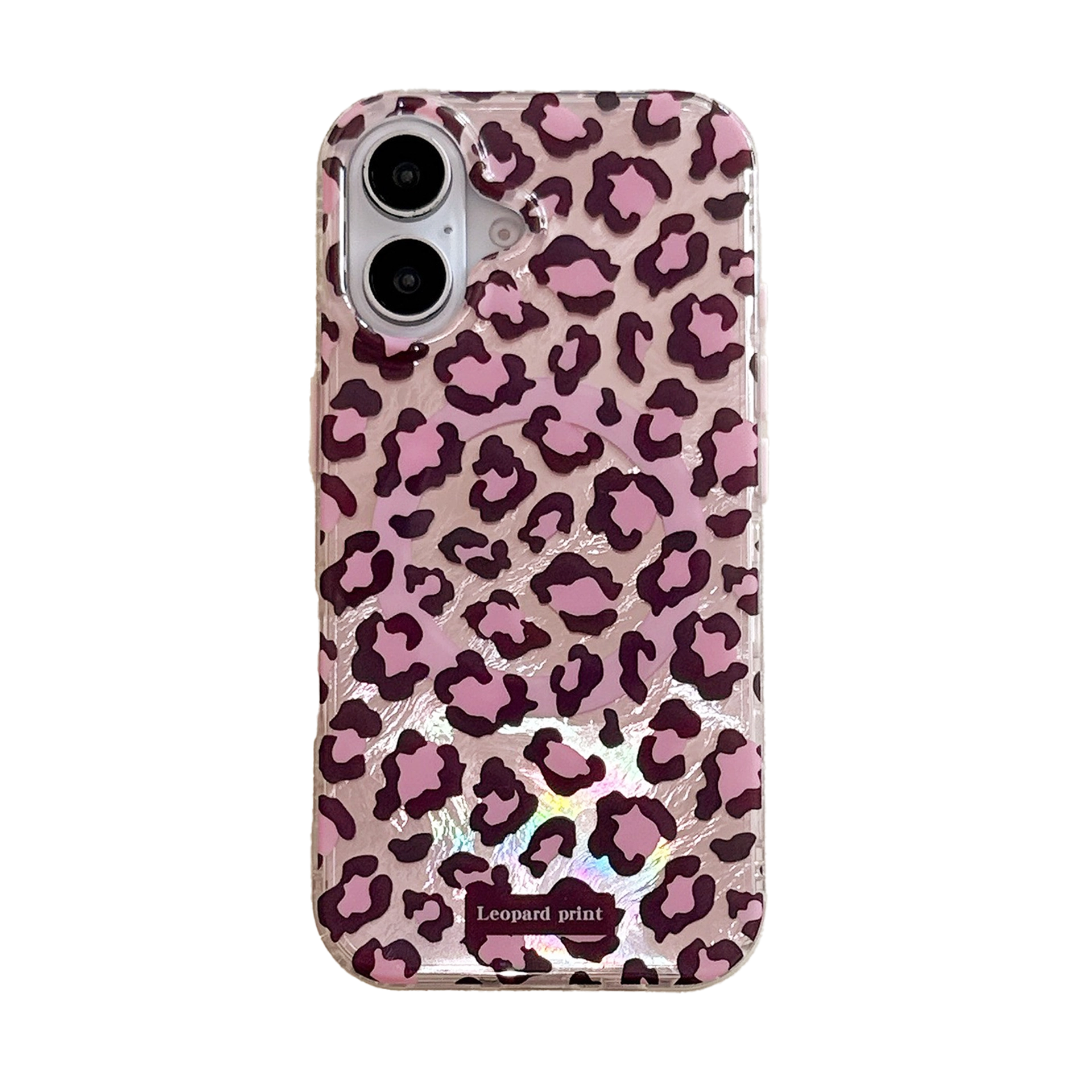 Leopard Print | Iridescent MagSafe Phone Case