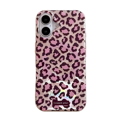 Leopard Print | Iridescent MagSafe Phone Case