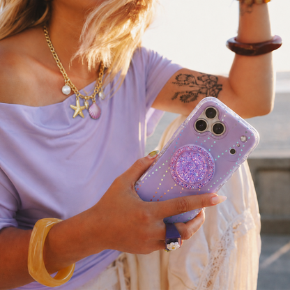 HeartGlow Iridescent MagSafe Phone Case Grip Set