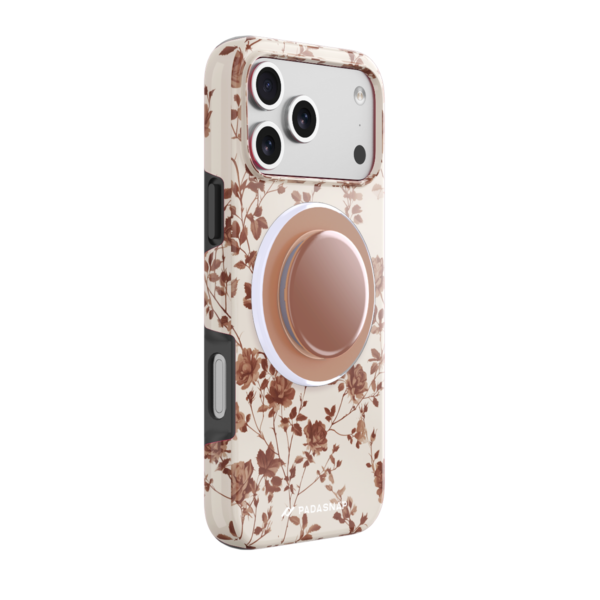 Rose Latte MagSafe Phone Case Grip Set