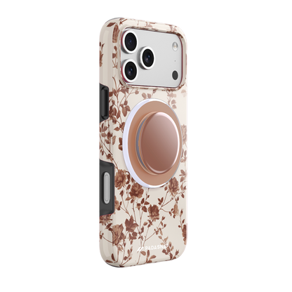 Rose Latte MagSafe Phone Case Grip Set