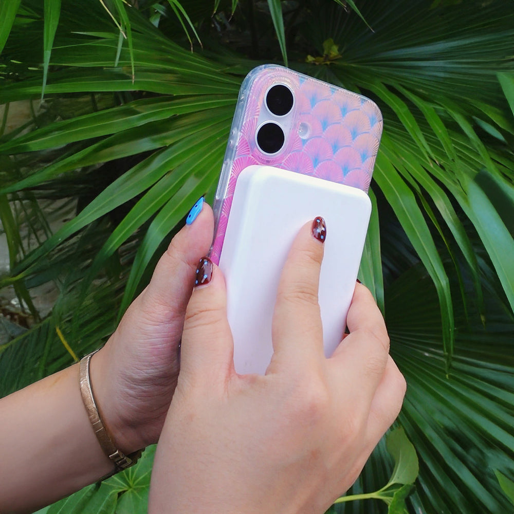 Starwave Shell | Pink MagSafe Phone Case Grip Set