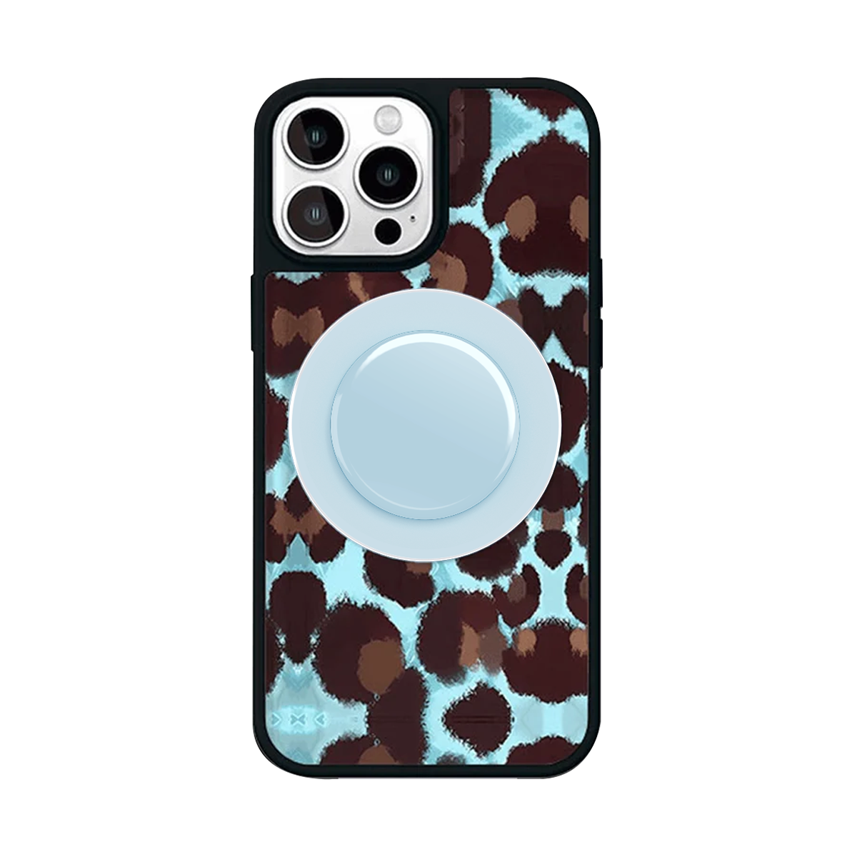Wild Leopard MagSafe Phone Case Grip Set