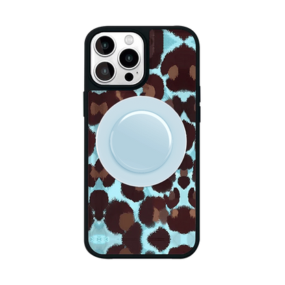 Wild Leopard MagSafe Phone Case Grip Set