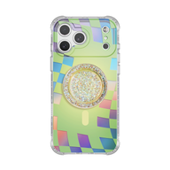 Iridescent SunnyWrap | Green MagSafe Phone Case Grip Set