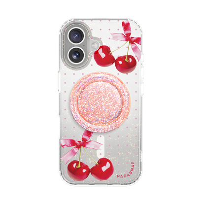 Cherry Ribbon | MagSafe Phone Case