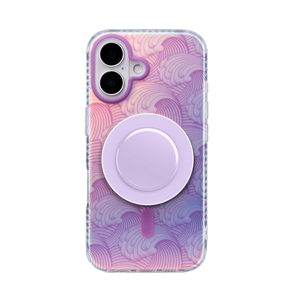 Sea Vibe | Purple MagSafe Phone Case Grip Set