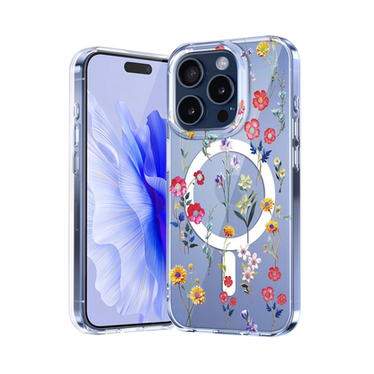 Flower Day | Clear MagSafe Phone Case