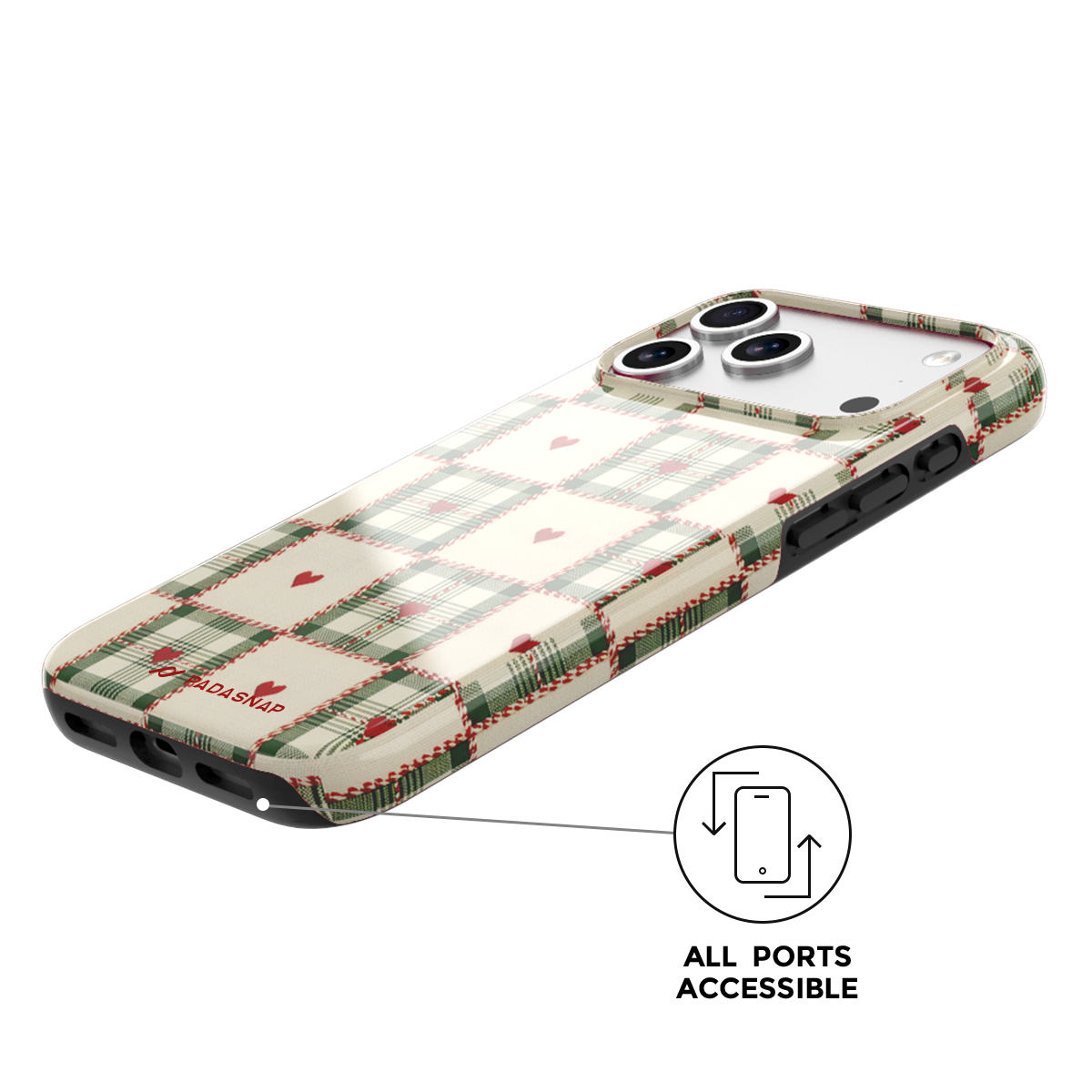 Festive Linen Christmas | MagSafe Phone Case