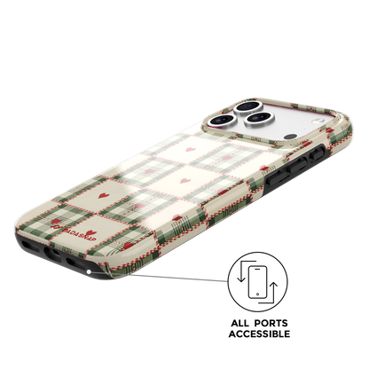 Festive Linen Christmas | MagSafe Phone Case