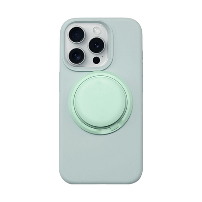 Velvet Touch | Basil Soft Silicone MagSafe Phone Case Grip Set