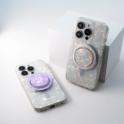 Glitter Seashell | MagSafe Phone Case Grip Set