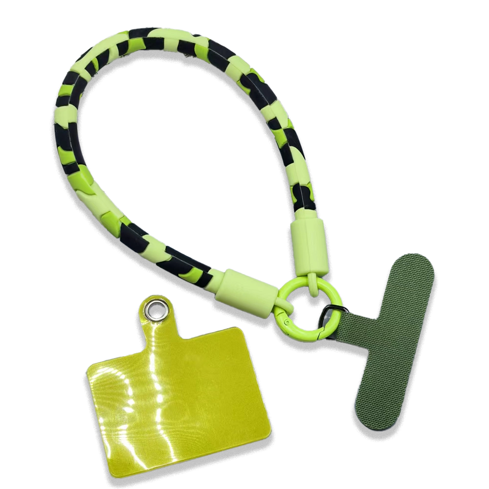 Wild Leopard Silicone Phone Wrist Strap