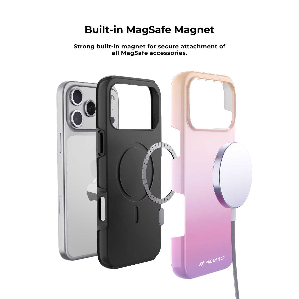 Sunrise MagSafe Phone Case Grip Set