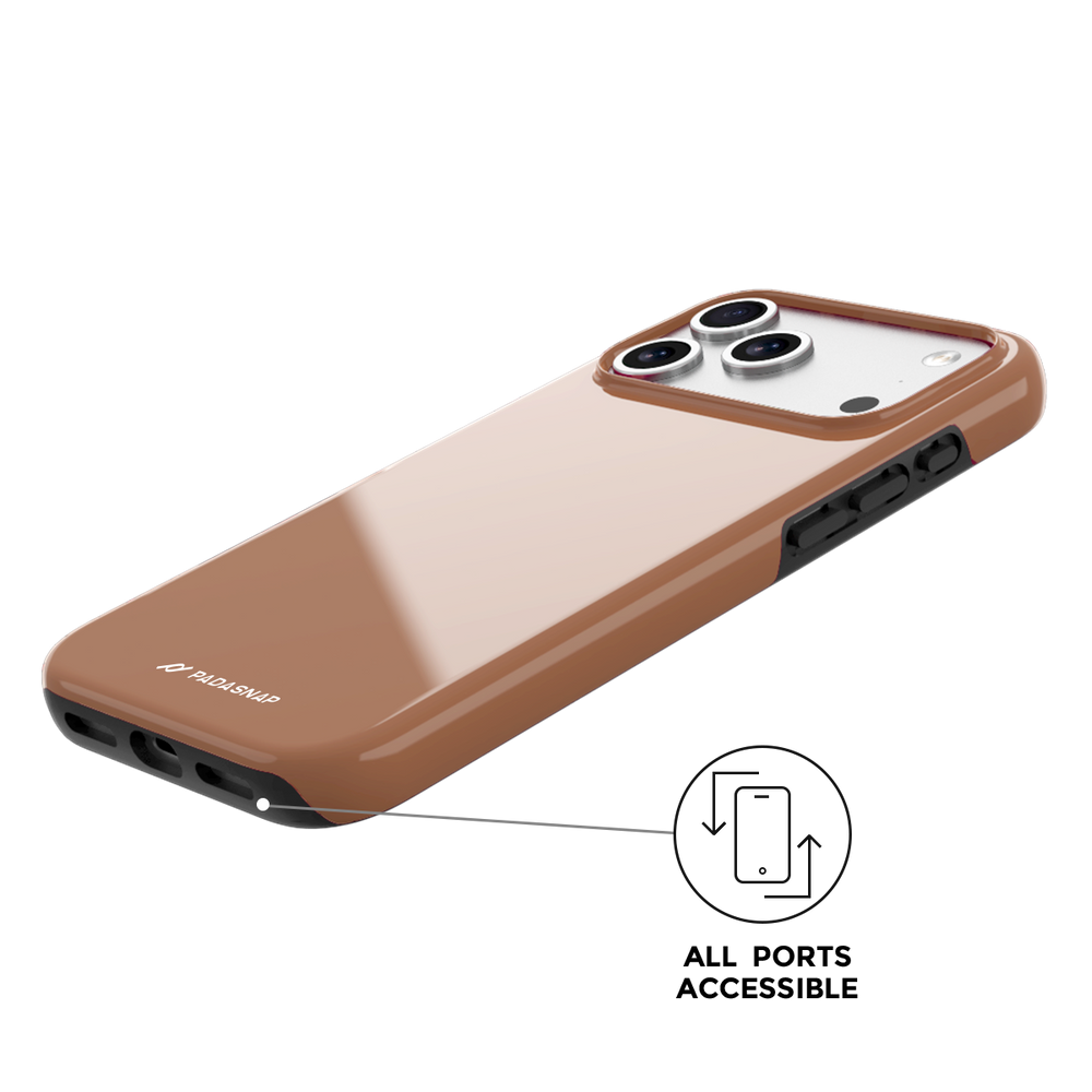 MonoTone | Mocha Brown MagSafe Phone Case