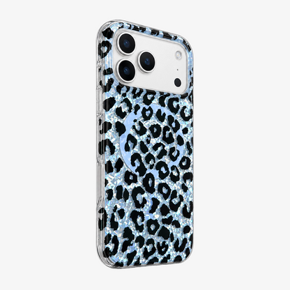Glitter Leopard MagSafe Phone Case-Brown