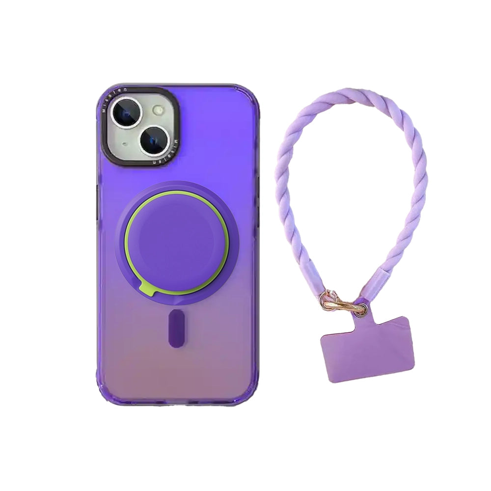 Gradient Aurora | MagSafe Phone Case Grip Strap Set