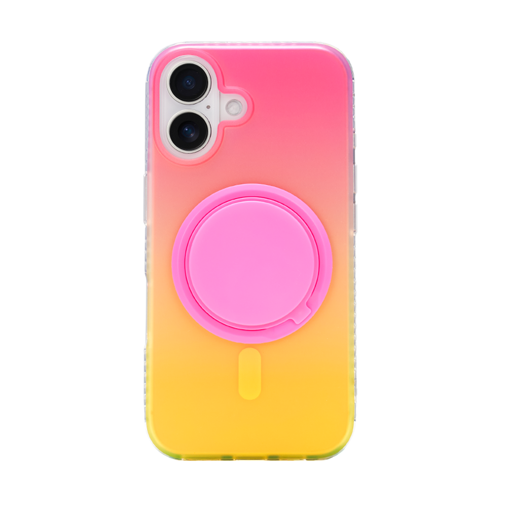 Neon Vibes｜Color Clash MagSafe Phone Case Grip Set