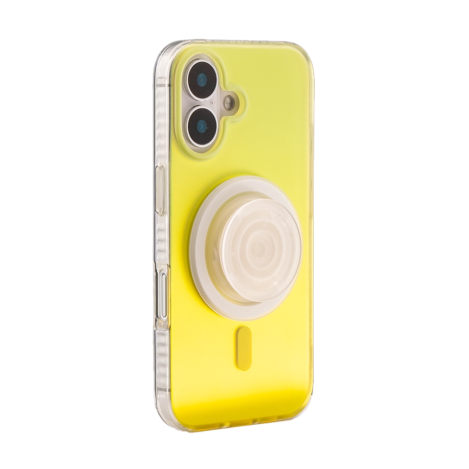Neon Vibes｜Gradient Yellow Frosted MagSafe Phone Case Grip Set