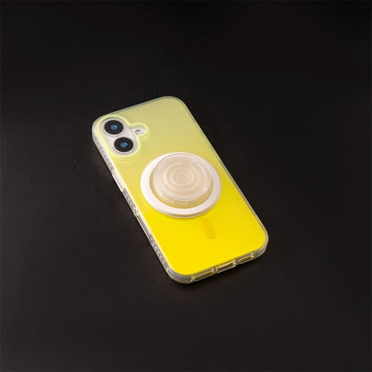 Neon Vibes｜Gradient Yellow Frosted MagSafe Phone Case Grip Set