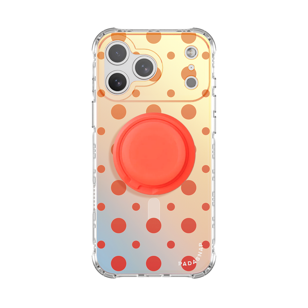 Cider Polka｜Purple MagSafe Phone Case Grip Set