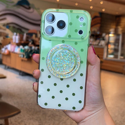 Polka Dot Dress MagSafe Phone Case Grip Set