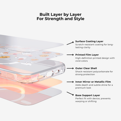Halloween party｜Orange MagSafe Phone Case Grip Set