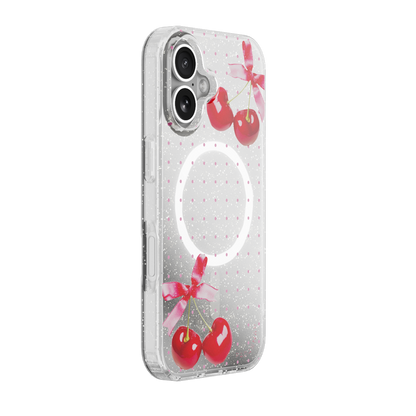 Cherry Ribbon | MagSafe Phone Case