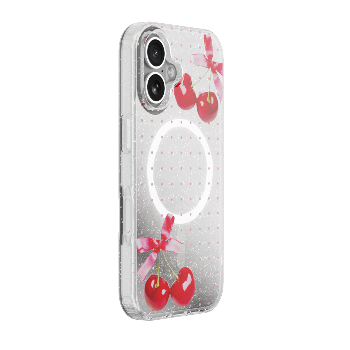 Cherry Ribbon | MagSafe Phone Case