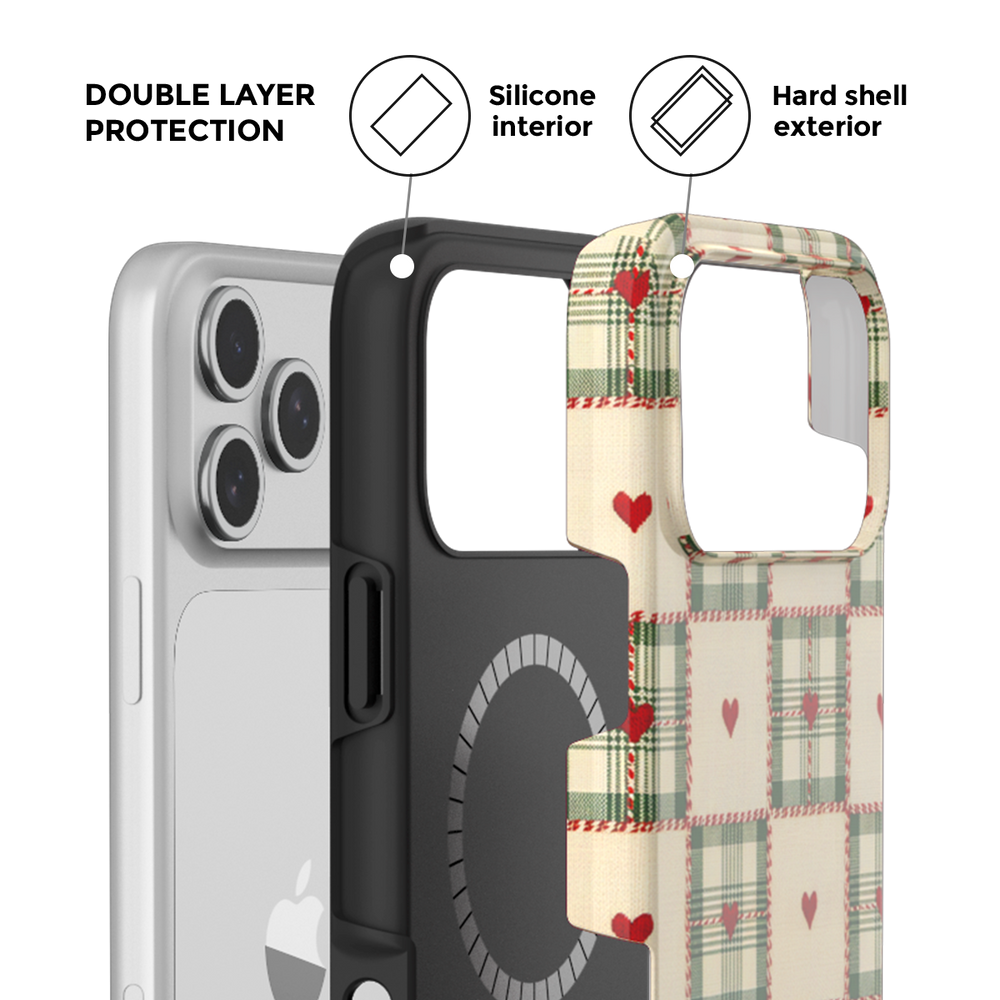 Festive Linen Christmas | MagSafe Phone Case