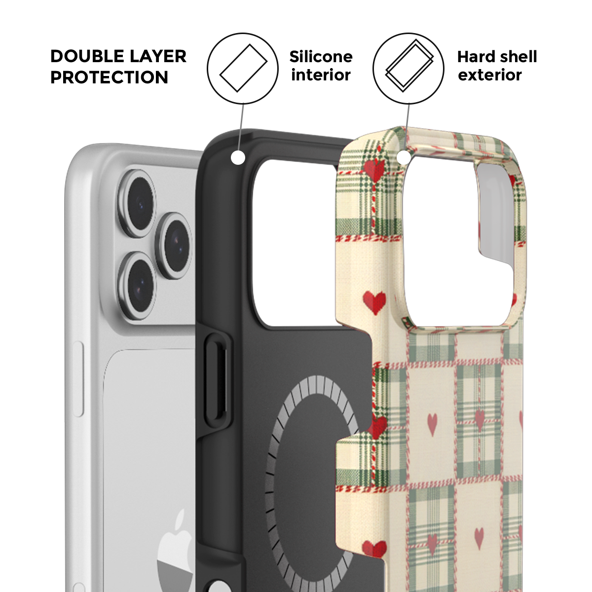 Festive Linen Christmas | MagSafe Phone Case