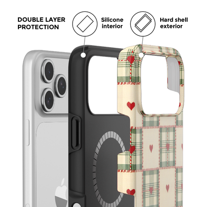 Festive Linen Christmas | MagSafe Phone Case