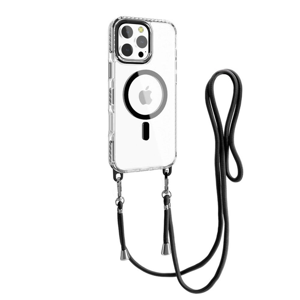 Transparent MagSafe Phone Case Strap Set