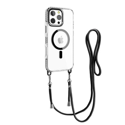 Transparent MagSafe Phone Case Strap Set