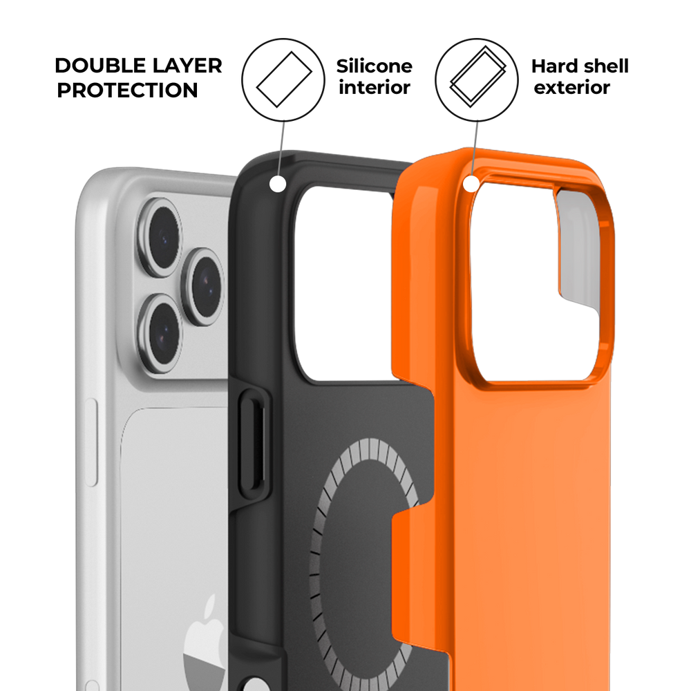 MonoTone | Orange MagSafe Phone Case