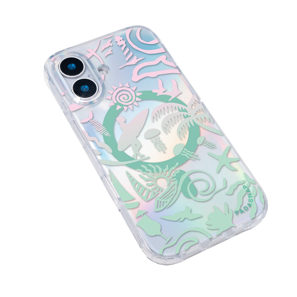 Tropic Holiday | Blue MagSafe Phone Case