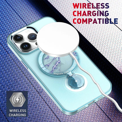 Frosted Transparent Phone Case With Stand