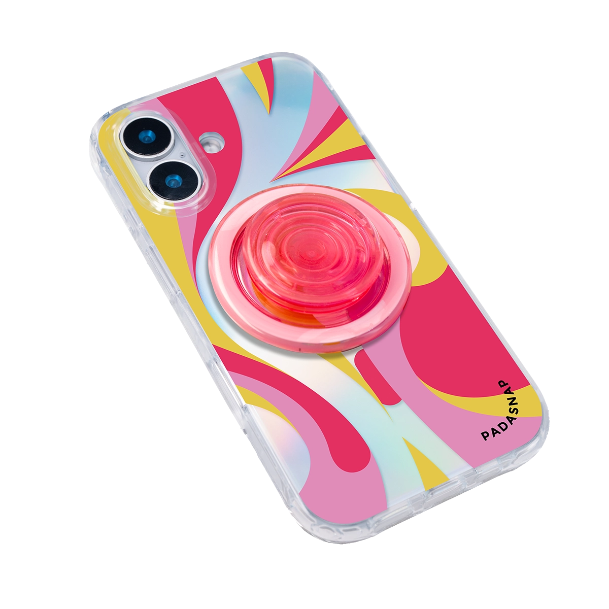 Luminous Strokes | Red MagSafe Phone Case Grip Set
