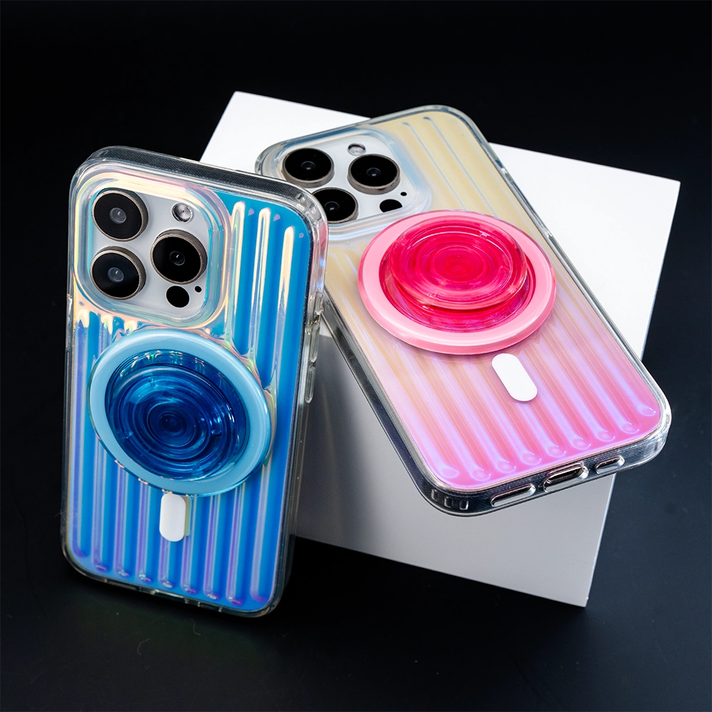 Vibrant Holiday | MagSafe Phone Case Clear Grip Set