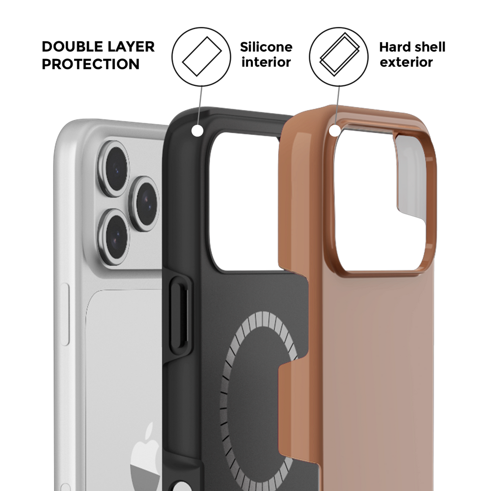 MonoTone | Mocha Brown MagSafe Phone Case
