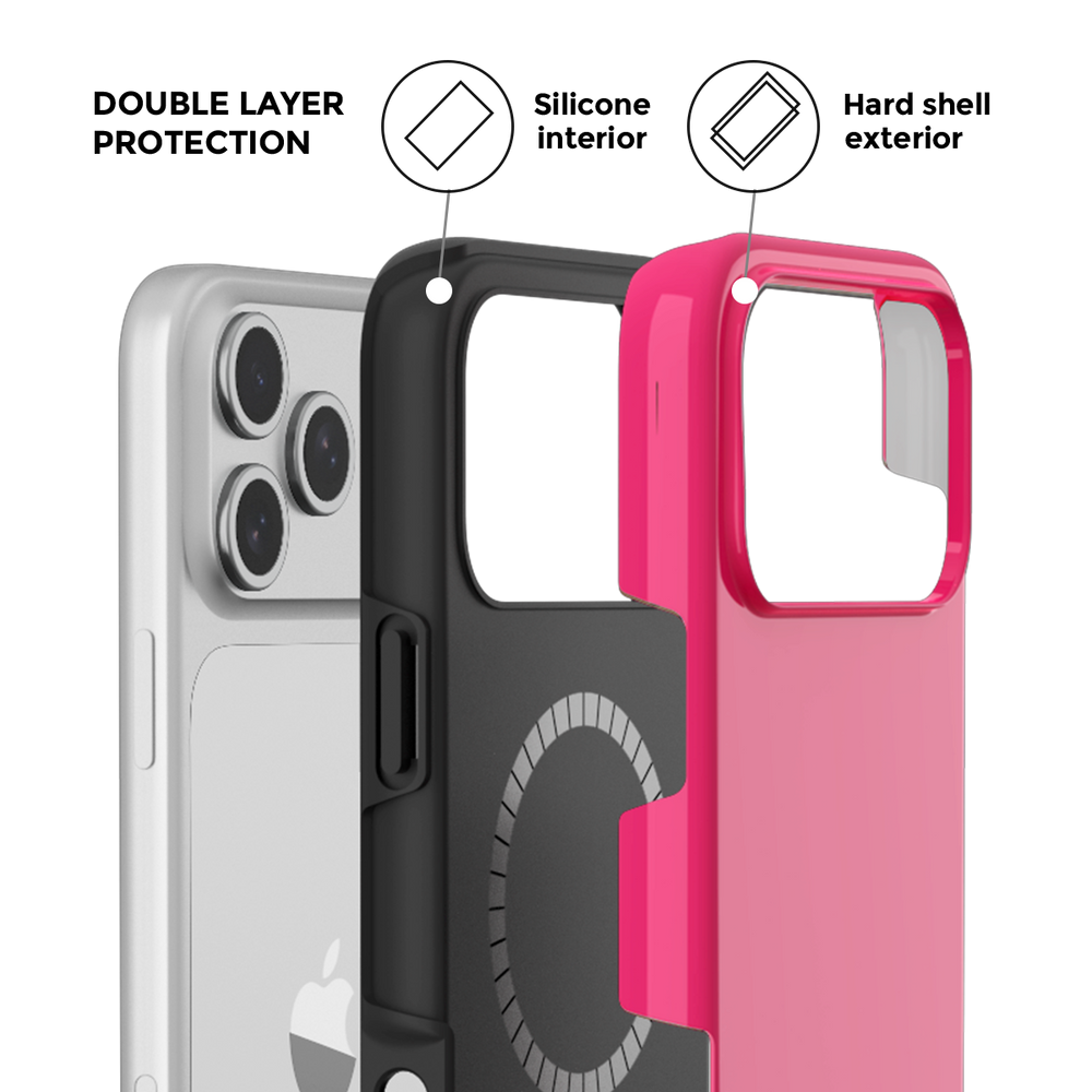 MonoTone | Rose MagSafe Phone Case Grip Set