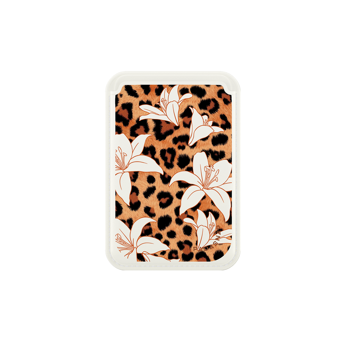 Leopard Print Brown MagSafe Wallet