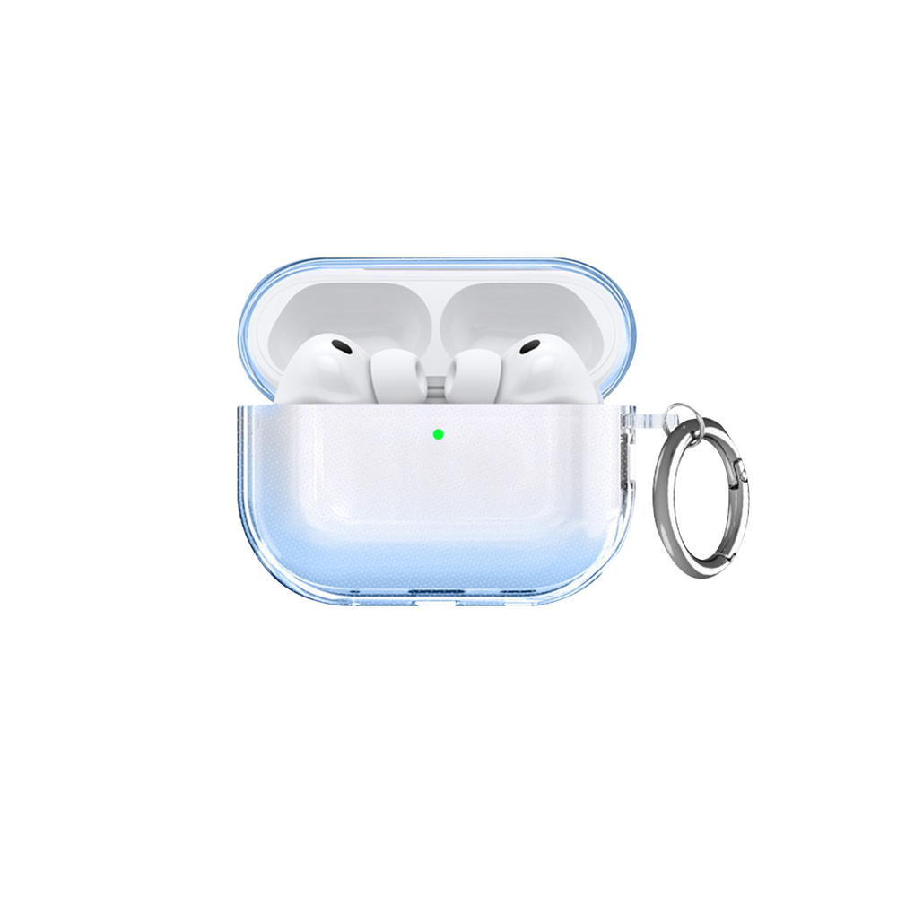 Mint Glow Blue Airpods Case