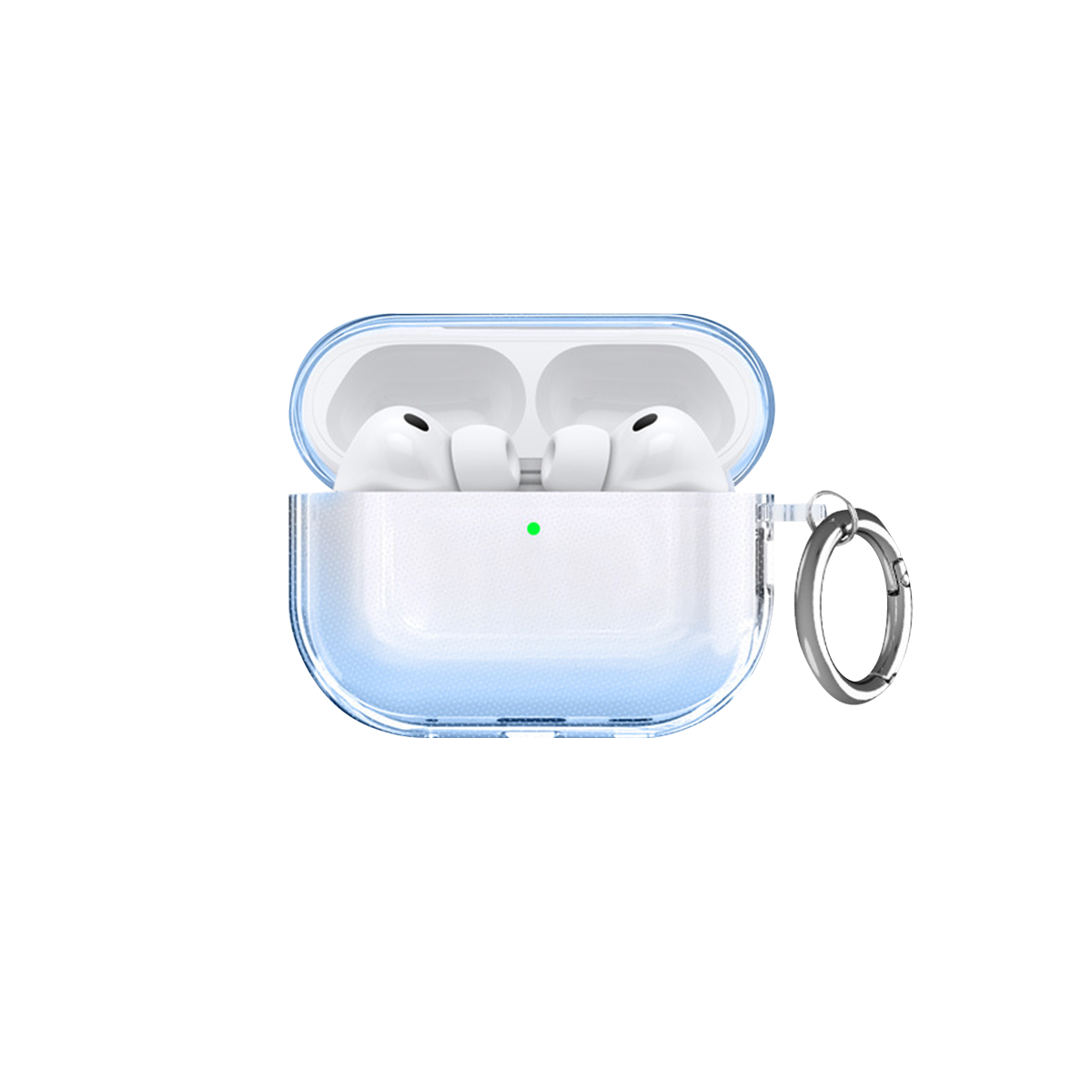 Mint Glow Blue Airpods Case