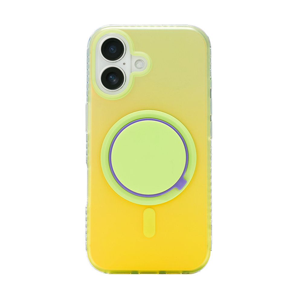 Neon Vibes｜Color Clash MagSafe Phone Case Grip Set