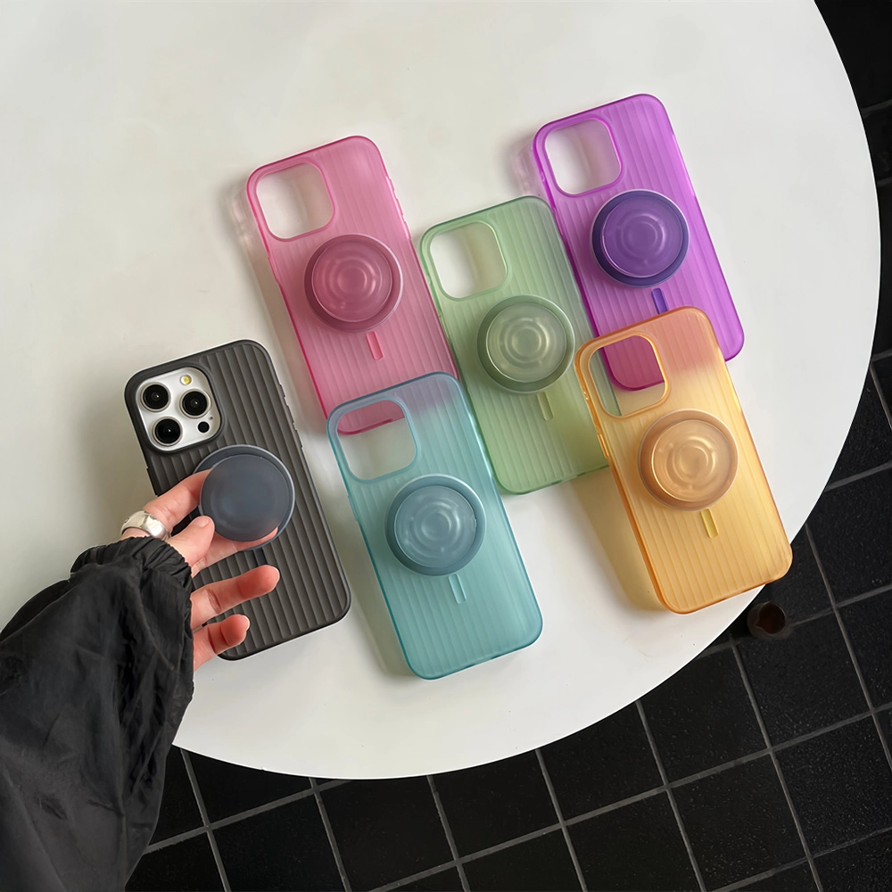 Colorful Frosted Transparent MagSafe Phone Case