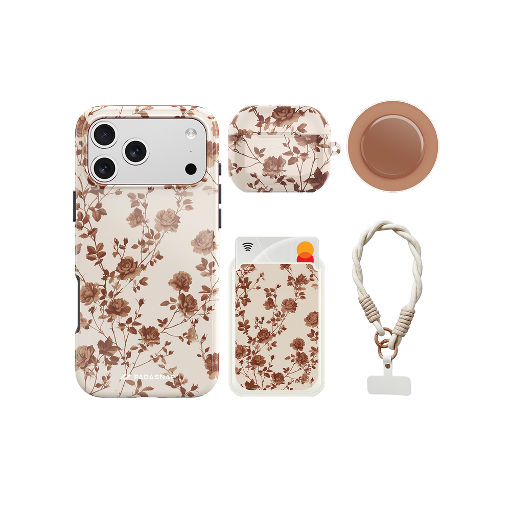 Rose Latte iPhone Bundle Set