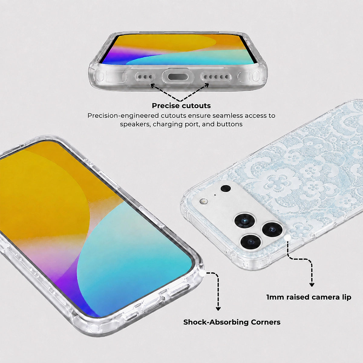Floral Lace MagSafe Phone Case