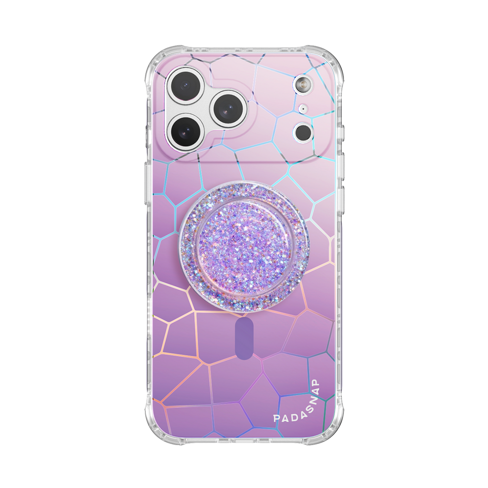 Vacay Glow Pink MagSafe Phone Case Grip Set