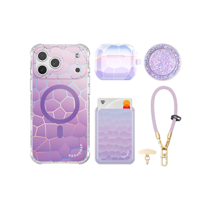 Vacay Glow Purple iPhone Bundle Set